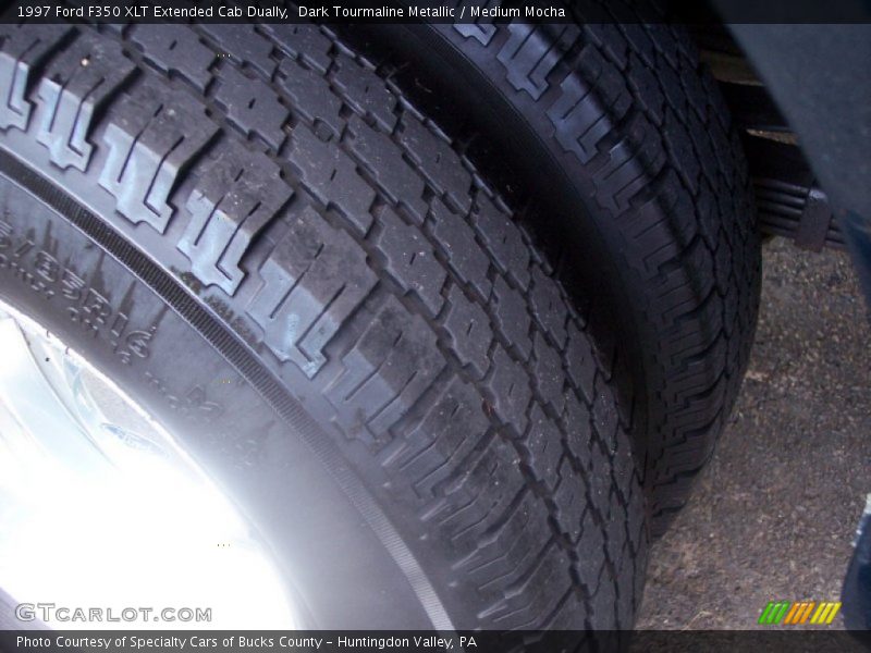 Dark Tourmaline Metallic / Medium Mocha 1997 Ford F350 XLT Extended Cab Dually