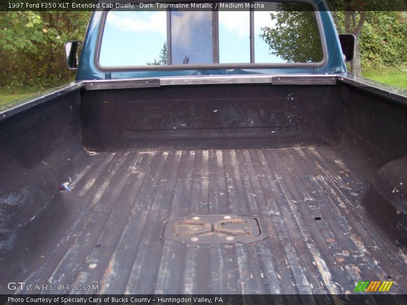 Dark Tourmaline Metallic / Medium Mocha 1997 Ford F350 XLT Extended Cab Dually