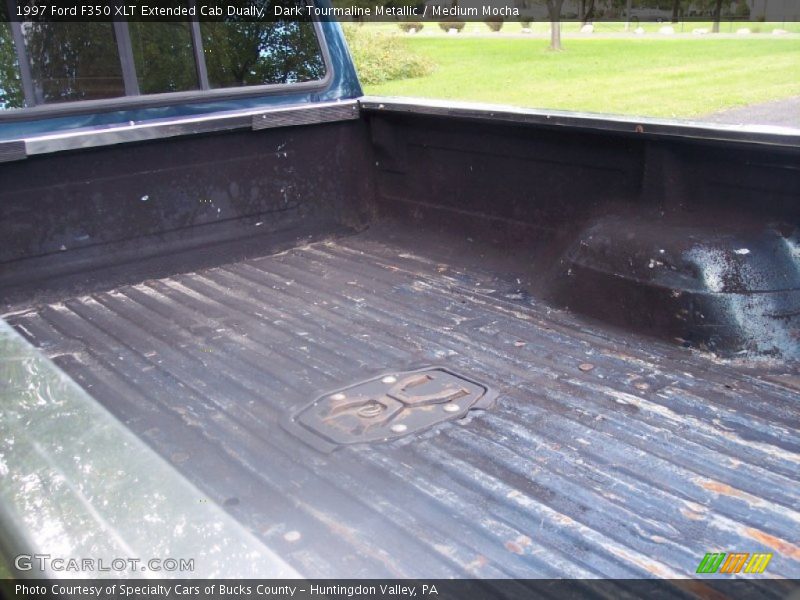 Dark Tourmaline Metallic / Medium Mocha 1997 Ford F350 XLT Extended Cab Dually