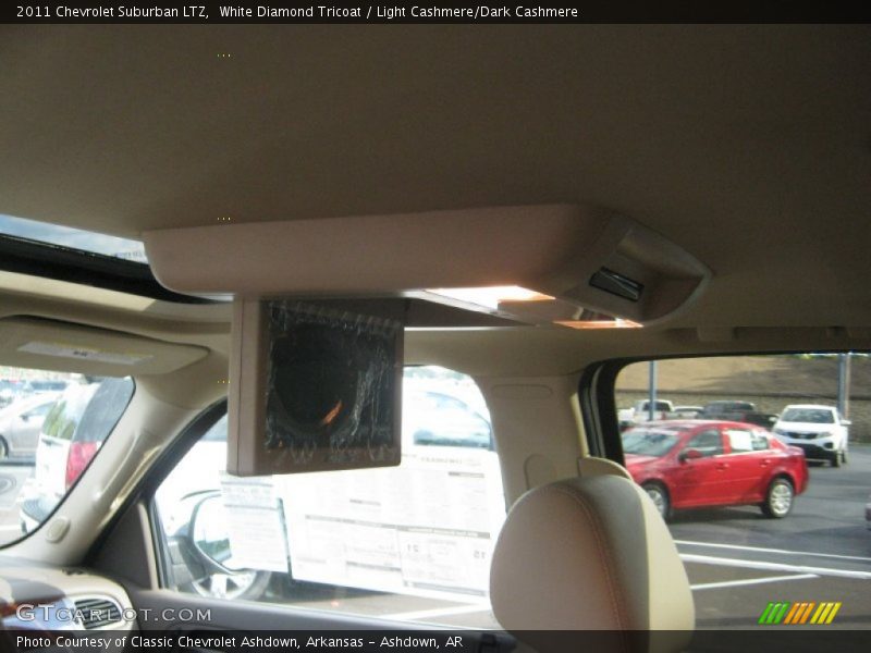 White Diamond Tricoat / Light Cashmere/Dark Cashmere 2011 Chevrolet Suburban LTZ