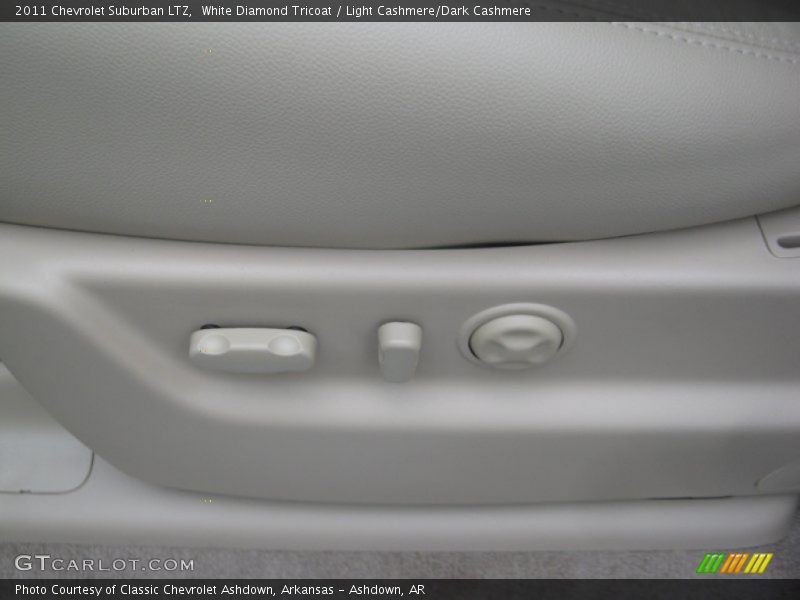 White Diamond Tricoat / Light Cashmere/Dark Cashmere 2011 Chevrolet Suburban LTZ