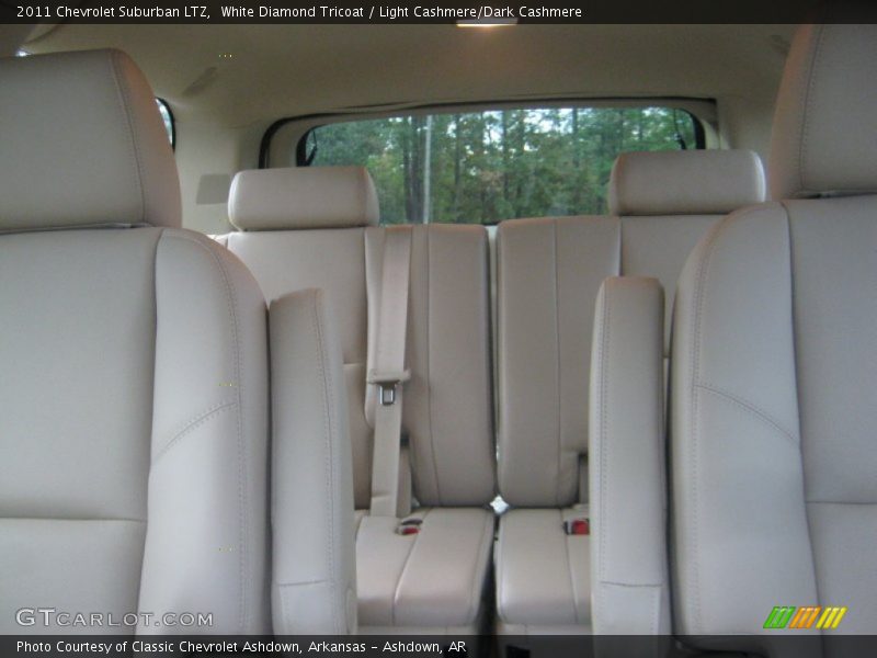 White Diamond Tricoat / Light Cashmere/Dark Cashmere 2011 Chevrolet Suburban LTZ