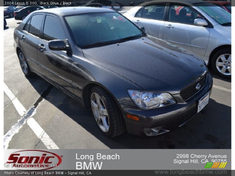 Black Onyx / Black 2004 Lexus IS 300