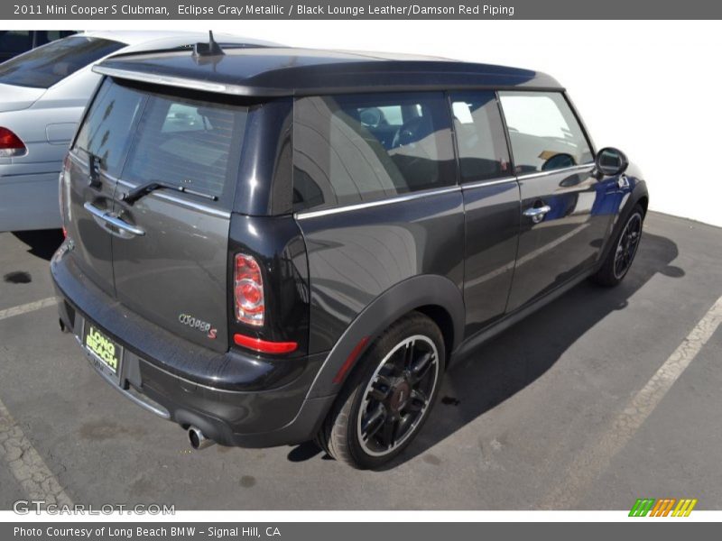 Eclipse Gray Metallic / Black Lounge Leather/Damson Red Piping 2011 Mini Cooper S Clubman