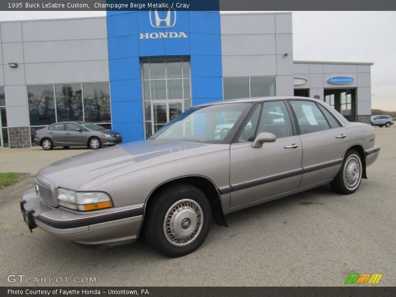 Champagne Beige Metallic / Gray 1995 Buick LeSabre Custom