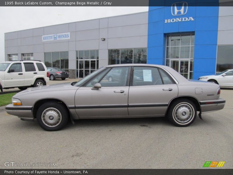 Champagne Beige Metallic / Gray 1995 Buick LeSabre Custom