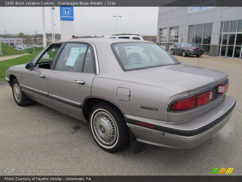 Champagne Beige Metallic / Gray 1995 Buick LeSabre Custom