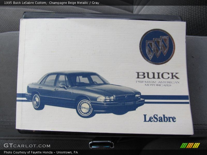 Books/Manuals of 1995 LeSabre Custom