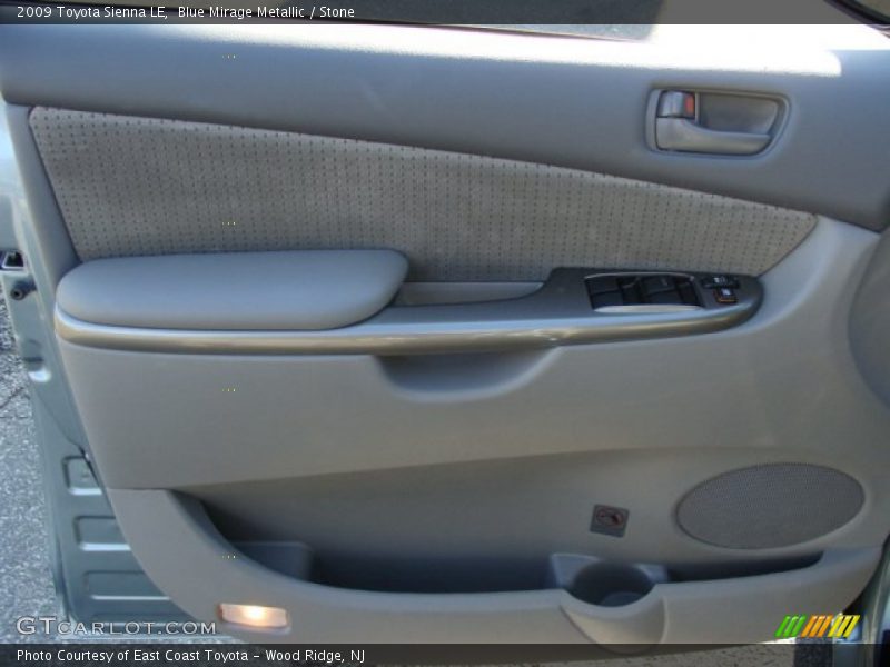 Blue Mirage Metallic / Stone 2009 Toyota Sienna LE