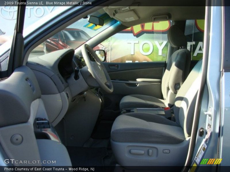 Blue Mirage Metallic / Stone 2009 Toyota Sienna LE