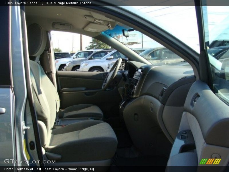 Blue Mirage Metallic / Stone 2009 Toyota Sienna LE