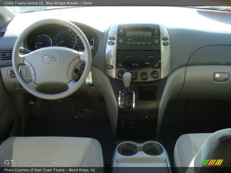 Blue Mirage Metallic / Stone 2009 Toyota Sienna LE