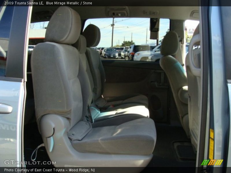 Blue Mirage Metallic / Stone 2009 Toyota Sienna LE