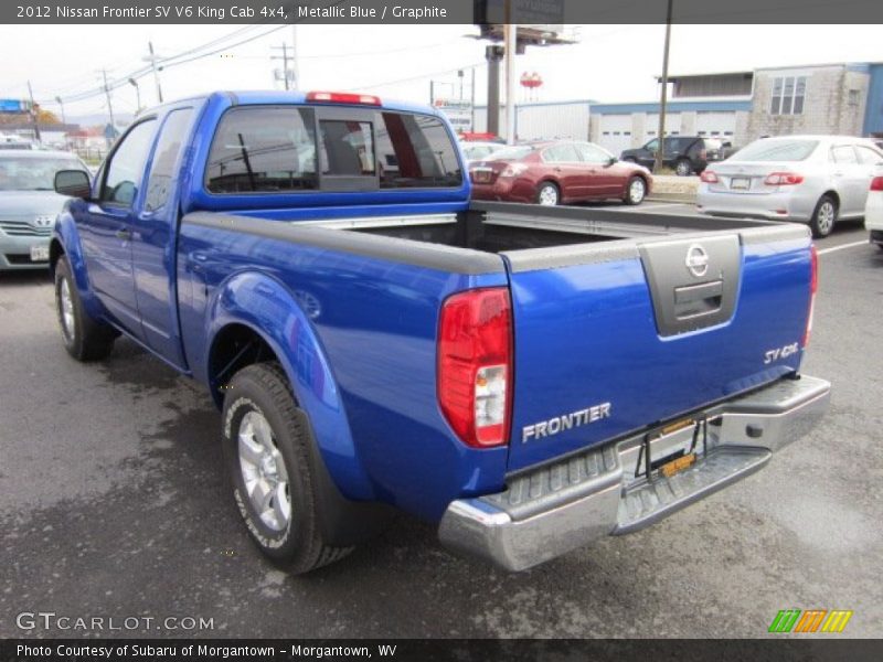 Metallic Blue / Graphite 2012 Nissan Frontier SV V6 King Cab 4x4