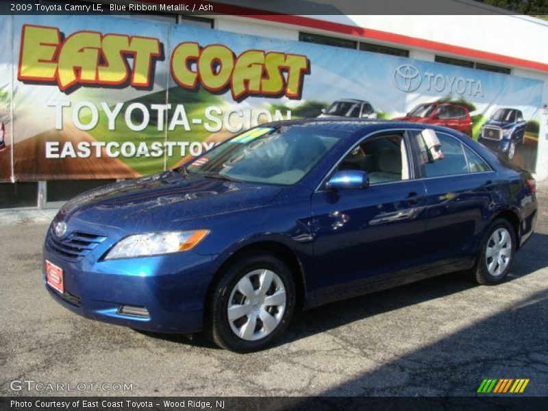 Blue Ribbon Metallic / Ash 2009 Toyota Camry LE