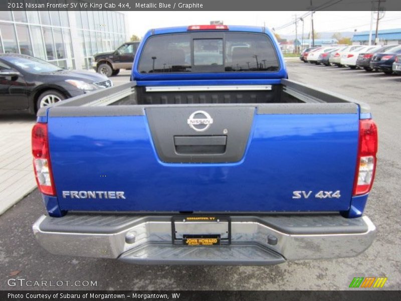 Metallic Blue / Graphite 2012 Nissan Frontier SV V6 King Cab 4x4