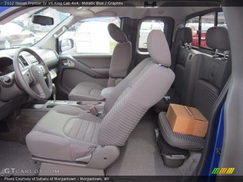  2012 Frontier SV V6 King Cab 4x4 Graphite Interior