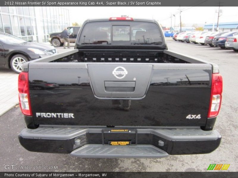 Super Black / SV Sport Graphite 2012 Nissan Frontier SV Sport Appearance King Cab 4x4