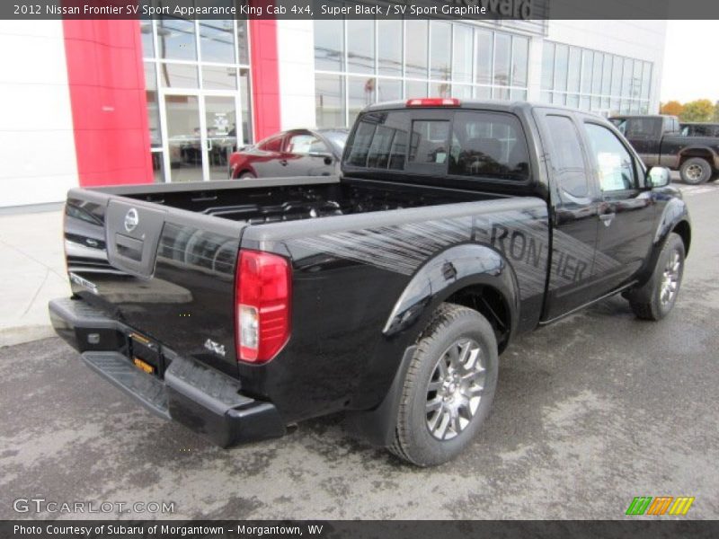 Super Black / SV Sport Graphite 2012 Nissan Frontier SV Sport Appearance King Cab 4x4
