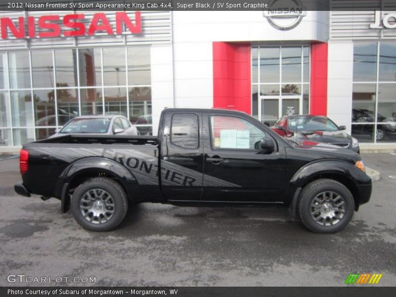 Super Black / SV Sport Graphite 2012 Nissan Frontier SV Sport Appearance King Cab 4x4
