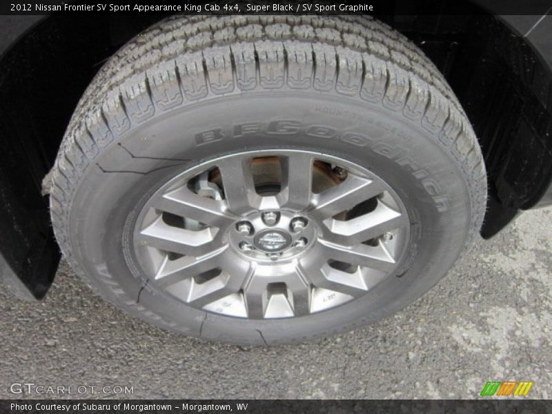 Super Black / SV Sport Graphite 2012 Nissan Frontier SV Sport Appearance King Cab 4x4