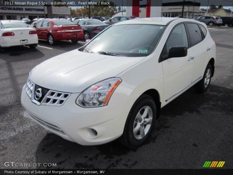 Pearl White / Black 2012 Nissan Rogue S Special Edition AWD