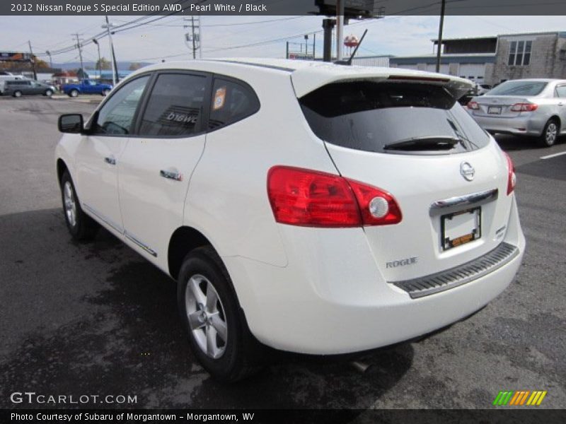 Pearl White / Black 2012 Nissan Rogue S Special Edition AWD