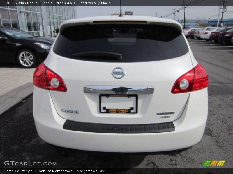 Pearl White / Black 2012 Nissan Rogue S Special Edition AWD