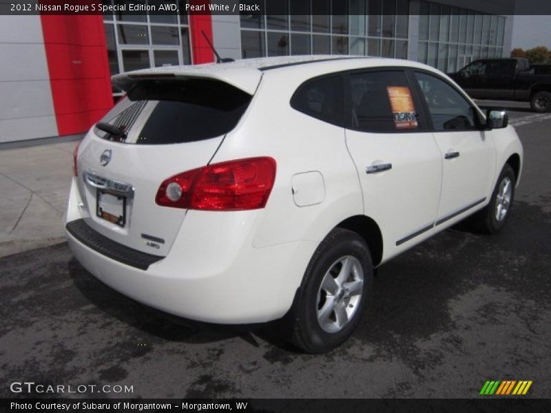 Pearl White / Black 2012 Nissan Rogue S Special Edition AWD