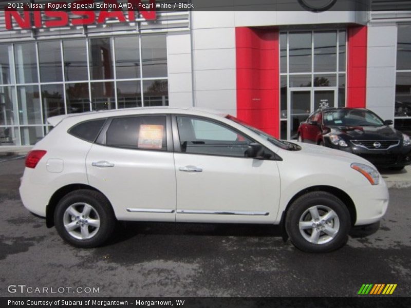 Pearl White / Black 2012 Nissan Rogue S Special Edition AWD