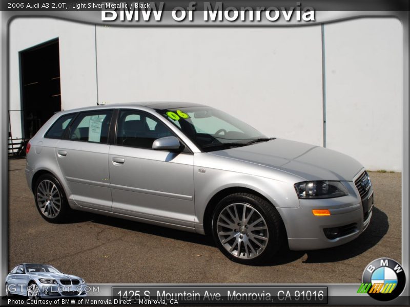 Light Silver Metallic / Black 2006 Audi A3 2.0T