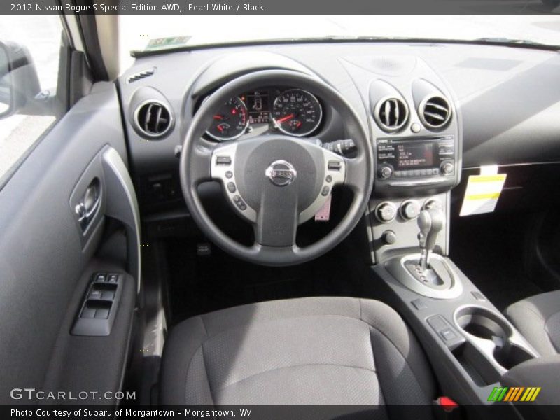 Pearl White / Black 2012 Nissan Rogue S Special Edition AWD