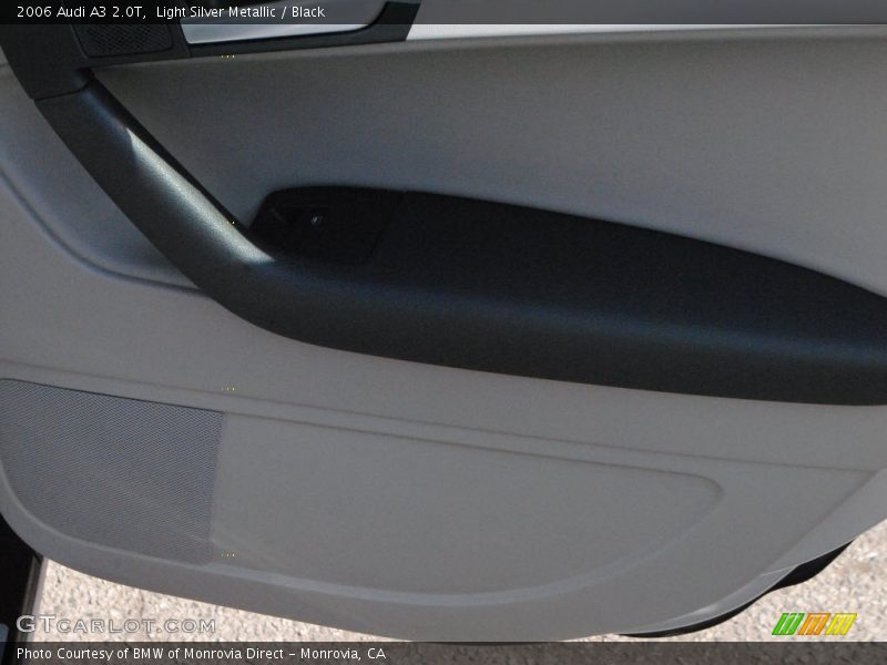 Light Silver Metallic / Black 2006 Audi A3 2.0T