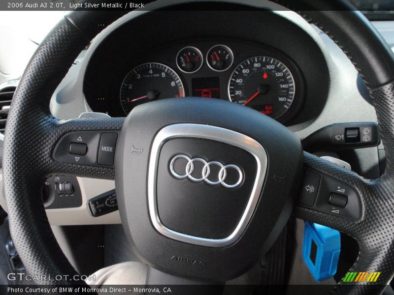 Light Silver Metallic / Black 2006 Audi A3 2.0T