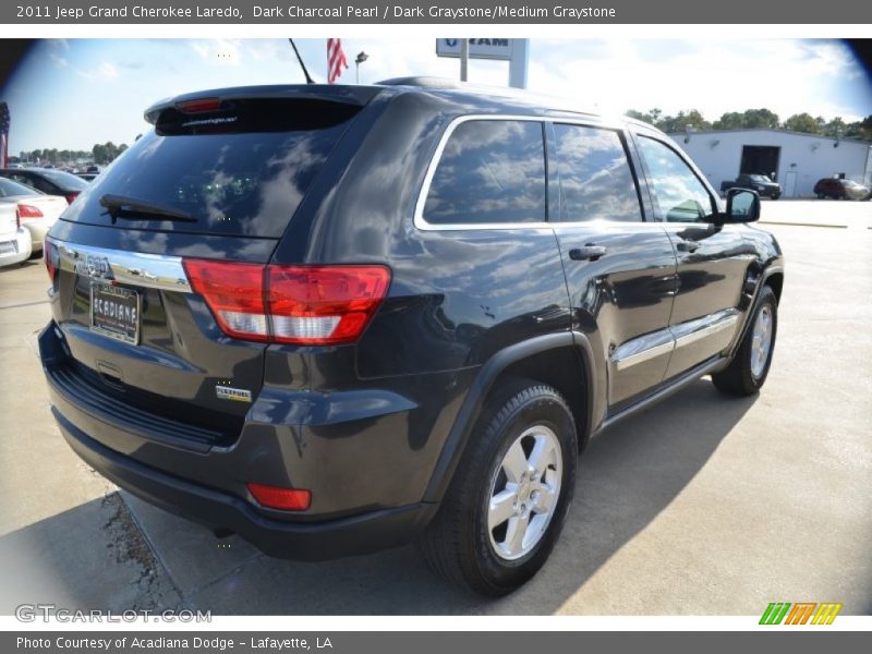 Dark Charcoal Pearl / Dark Graystone/Medium Graystone 2011 Jeep Grand Cherokee Laredo