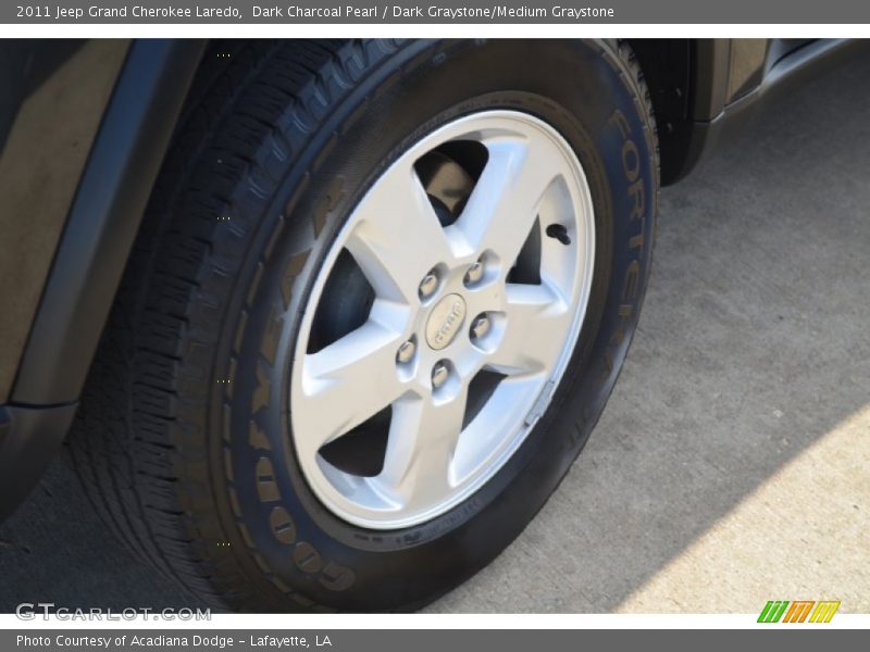 Dark Charcoal Pearl / Dark Graystone/Medium Graystone 2011 Jeep Grand Cherokee Laredo