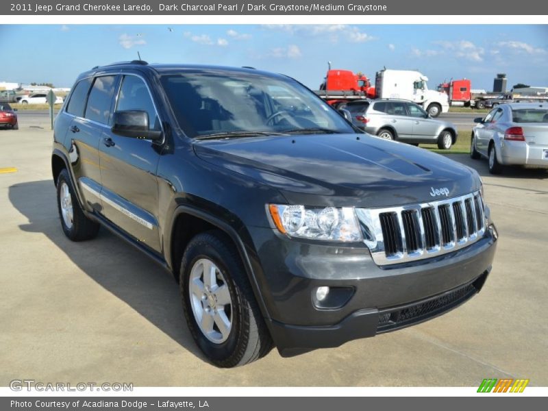 Dark Charcoal Pearl / Dark Graystone/Medium Graystone 2011 Jeep Grand Cherokee Laredo