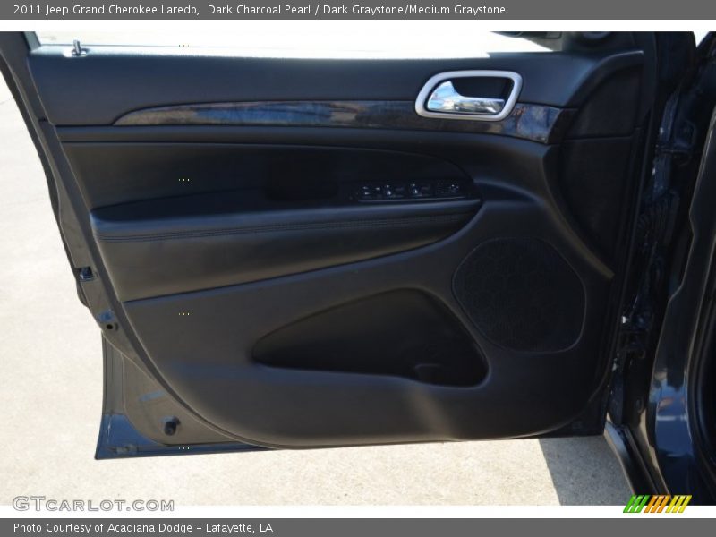 Dark Charcoal Pearl / Dark Graystone/Medium Graystone 2011 Jeep Grand Cherokee Laredo
