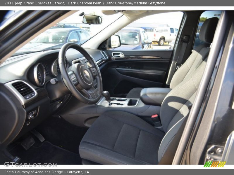 Dark Charcoal Pearl / Dark Graystone/Medium Graystone 2011 Jeep Grand Cherokee Laredo