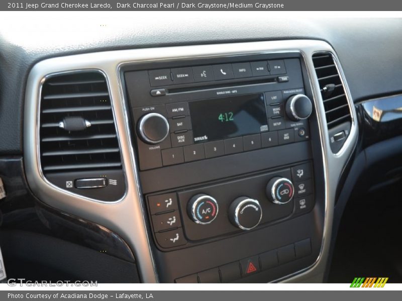 Dark Charcoal Pearl / Dark Graystone/Medium Graystone 2011 Jeep Grand Cherokee Laredo