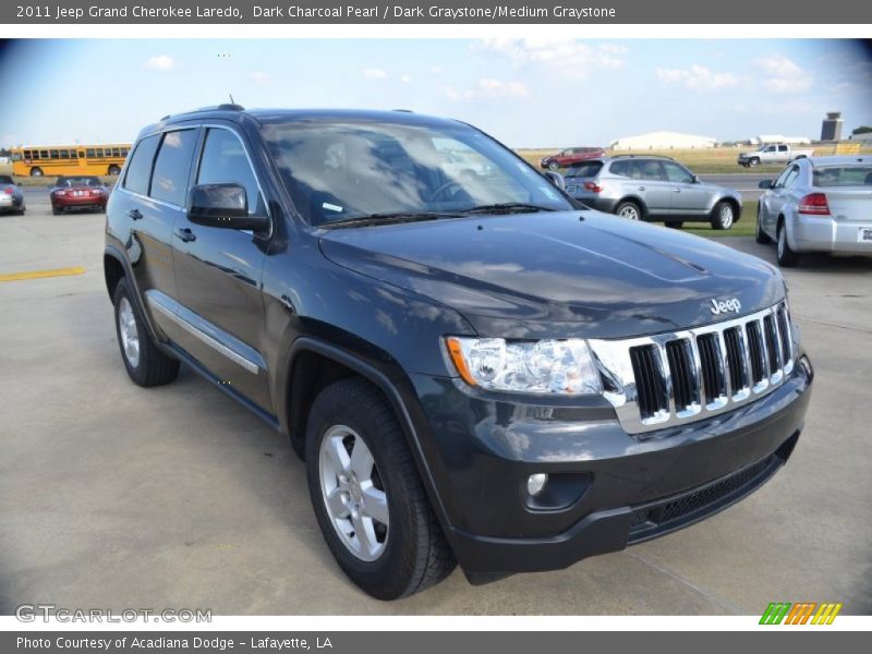 Dark Charcoal Pearl / Dark Graystone/Medium Graystone 2011 Jeep Grand Cherokee Laredo