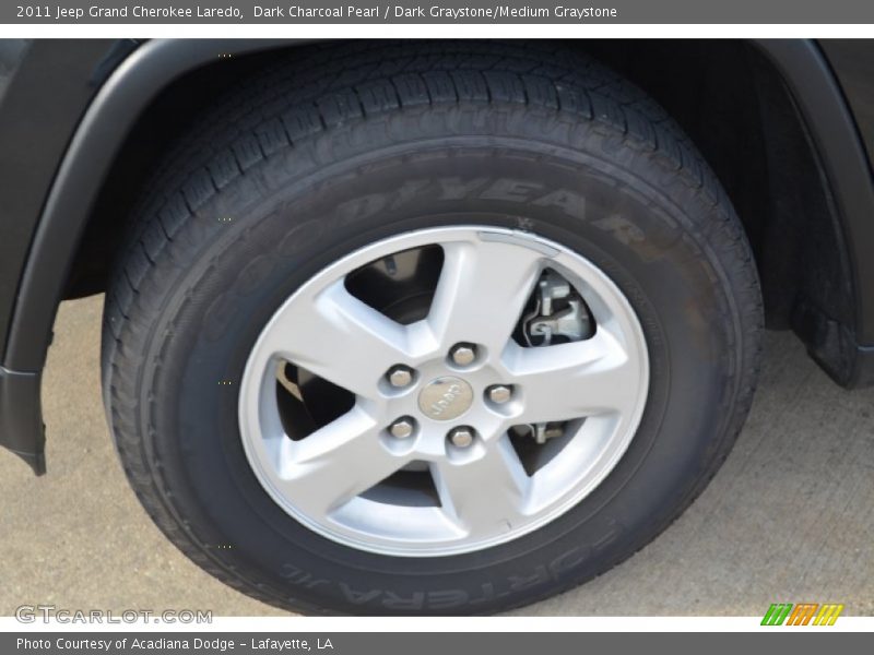 Dark Charcoal Pearl / Dark Graystone/Medium Graystone 2011 Jeep Grand Cherokee Laredo
