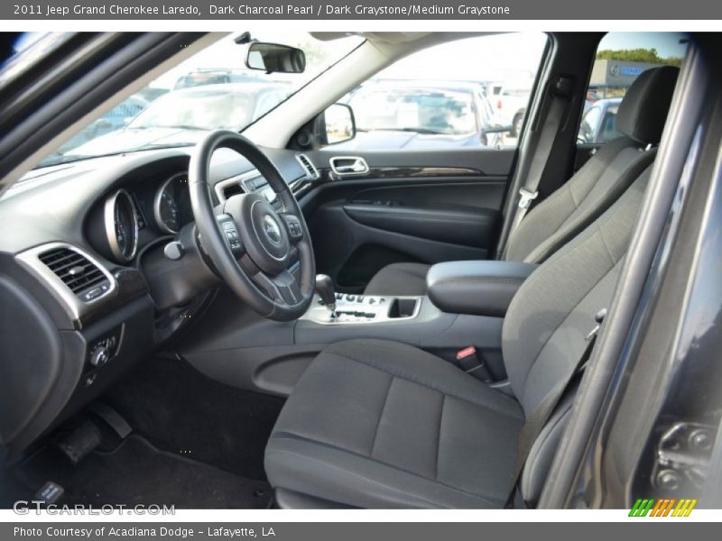Dark Charcoal Pearl / Dark Graystone/Medium Graystone 2011 Jeep Grand Cherokee Laredo