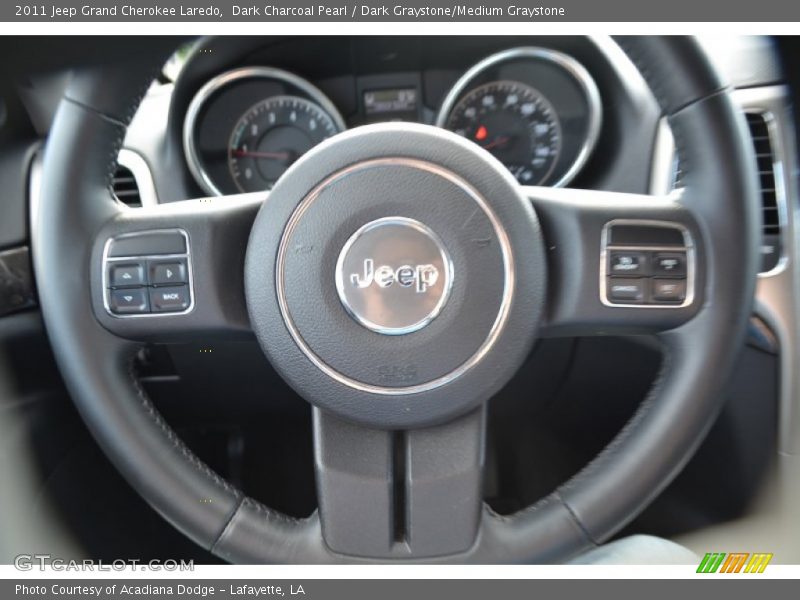 Dark Charcoal Pearl / Dark Graystone/Medium Graystone 2011 Jeep Grand Cherokee Laredo