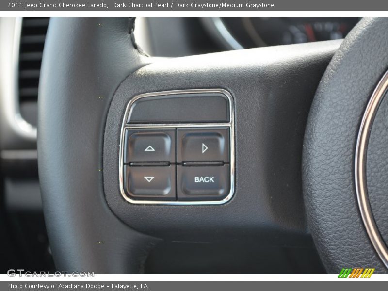 Dark Charcoal Pearl / Dark Graystone/Medium Graystone 2011 Jeep Grand Cherokee Laredo