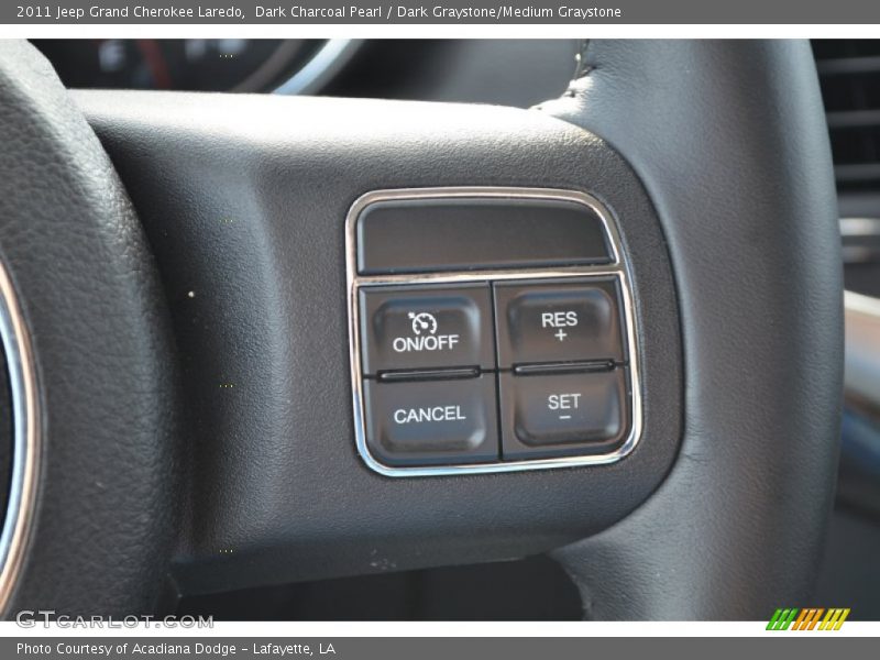 Dark Charcoal Pearl / Dark Graystone/Medium Graystone 2011 Jeep Grand Cherokee Laredo
