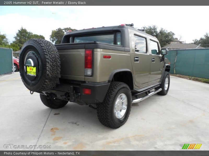 Pewter Metallic / Ebony Black 2005 Hummer H2 SUT