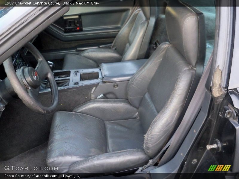  1987 Corvette Coupe Medium Gray Interior