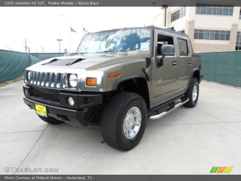 Pewter Metallic / Ebony Black 2005 Hummer H2 SUT