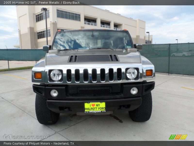 Pewter Metallic / Ebony Black 2005 Hummer H2 SUT